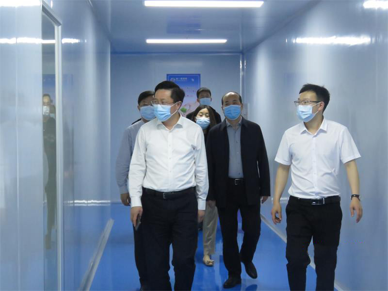 高郵市委副書記鄭志明蒞臨我司參觀指導